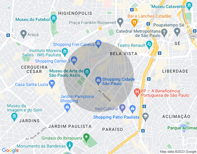 Imóvel no mapa
