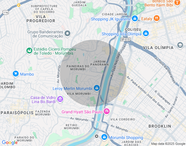 Imóvel no mapa