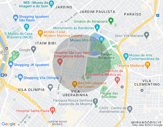 Imóvel no mapa
