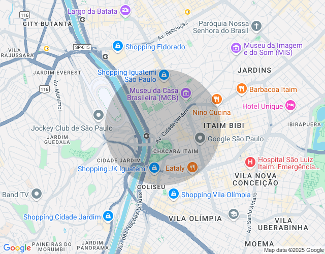 Imóvel no mapa