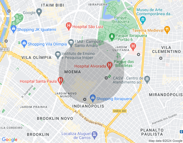 Imóvel no mapa