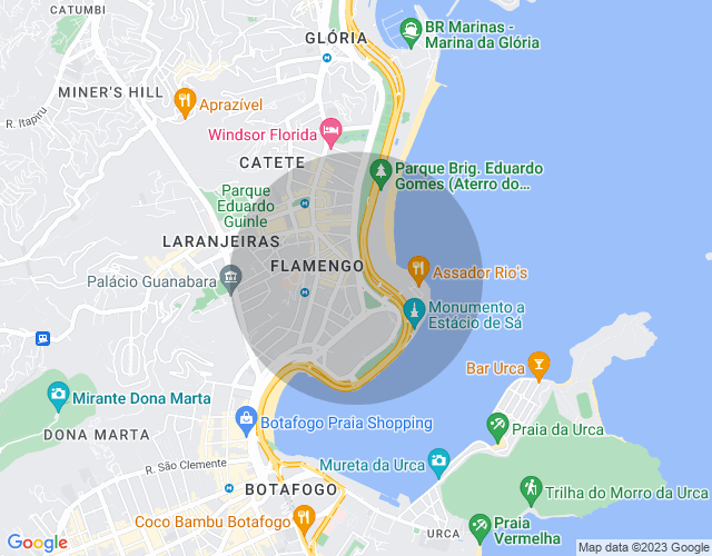 Imóvel no mapa