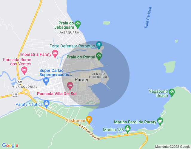 Imóvel no mapa