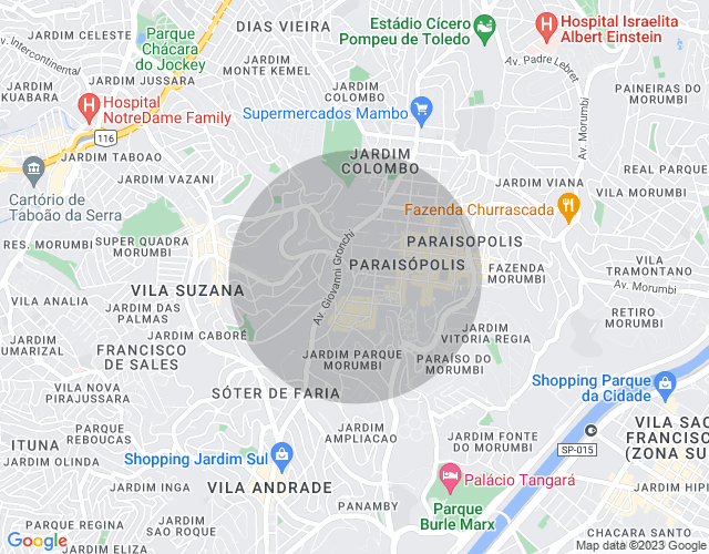 Imóvel no mapa
