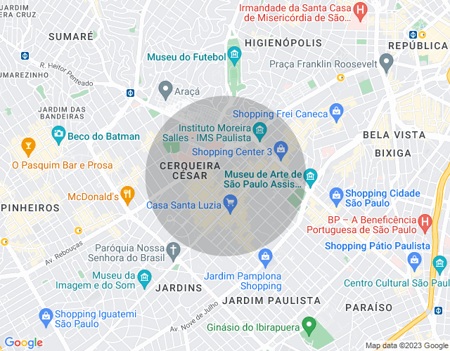 Imóvel no mapa