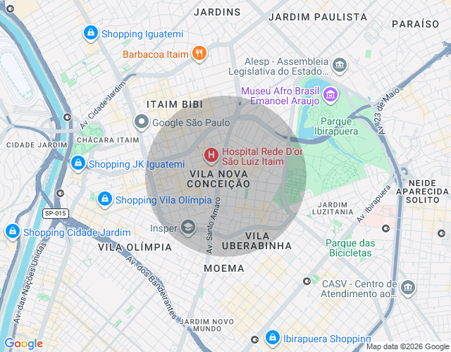 Imóvel no mapa