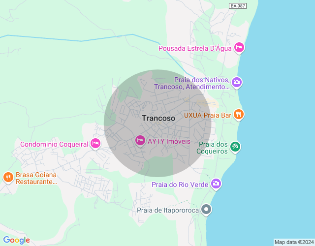 Imóvel no mapa