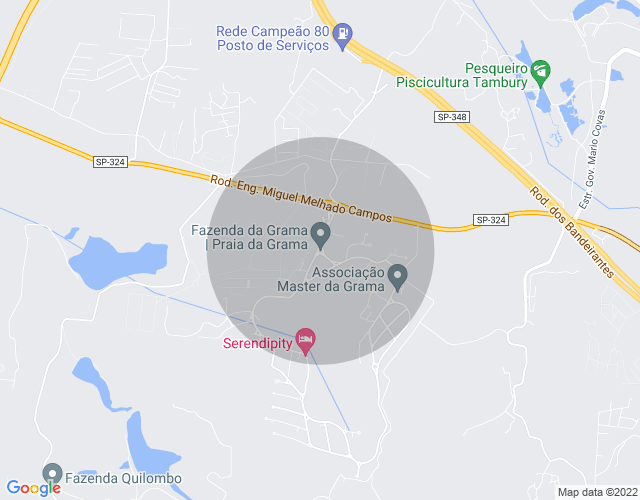 Imóvel no mapa