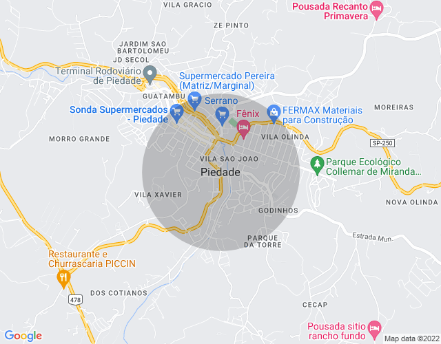 Imóvel no mapa