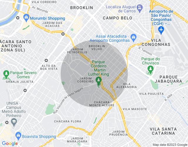 Imóvel no mapa
