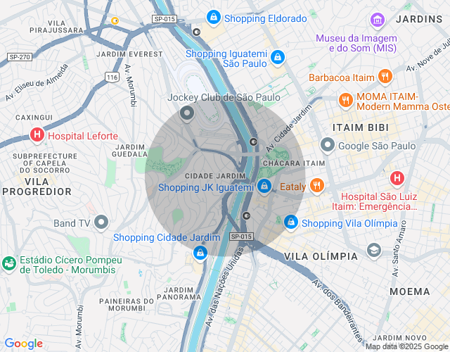 Imóvel no mapa