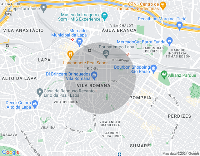 Imóvel no mapa