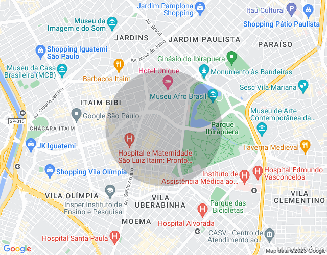 Imóvel no mapa