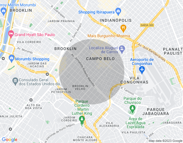 Imóvel no mapa
