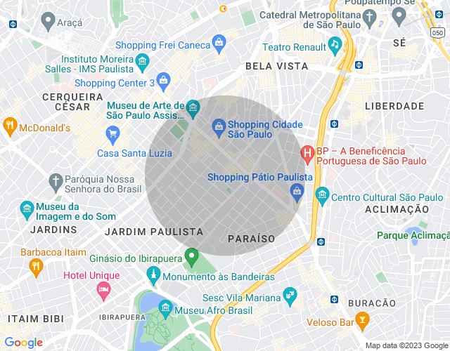 Imóvel no mapa