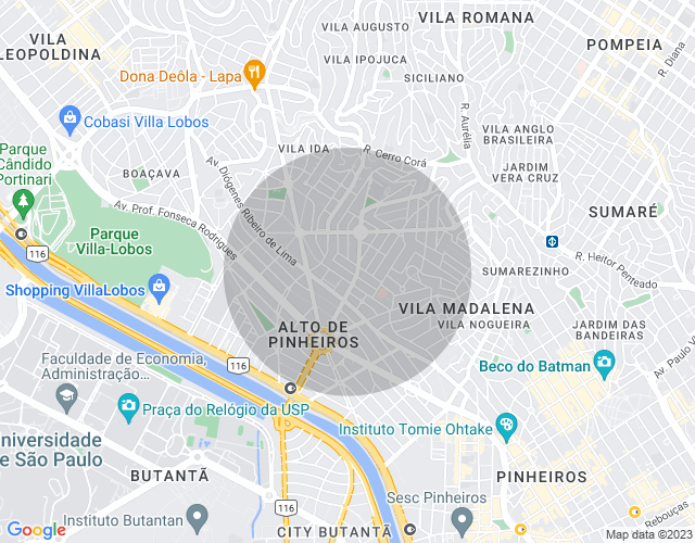 Imóvel no mapa