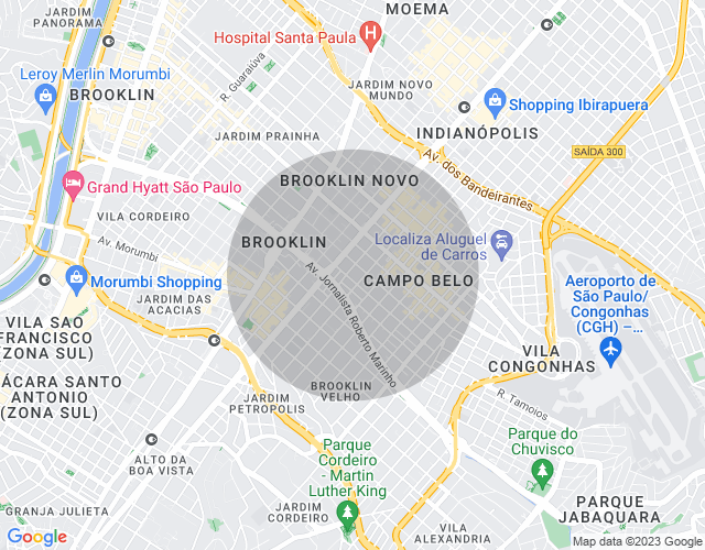 Imóvel no mapa