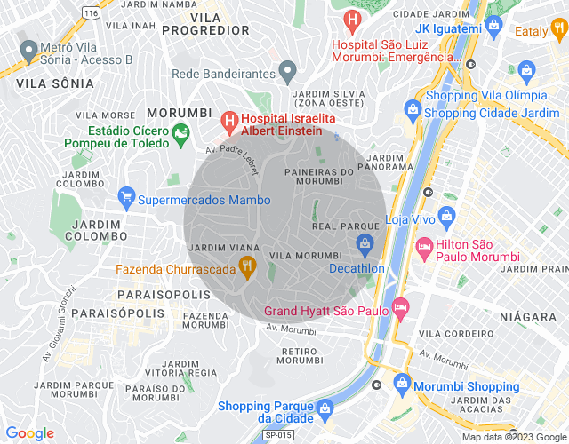 Imóvel no mapa