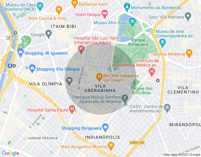 Imóvel no mapa