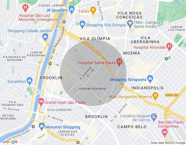 Imóvel no mapa