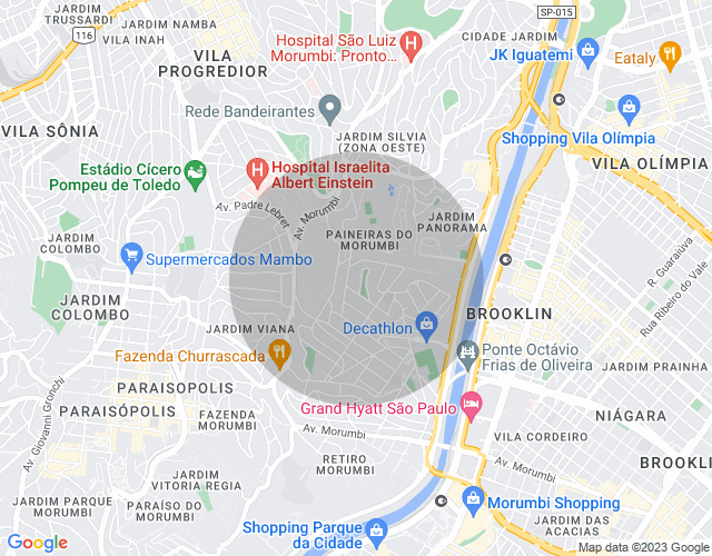 Imóvel no mapa