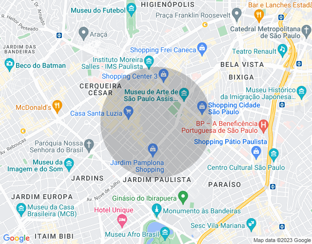 Imóvel no mapa