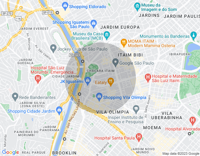 Imóvel no mapa