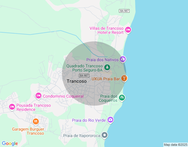 Imóvel no mapa