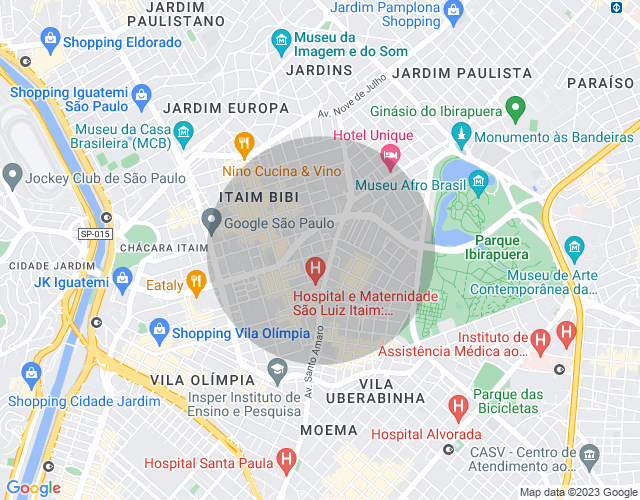 Imóvel no mapa