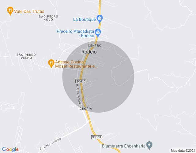 Imóvel no mapa