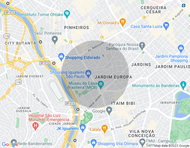 Imóvel no mapa