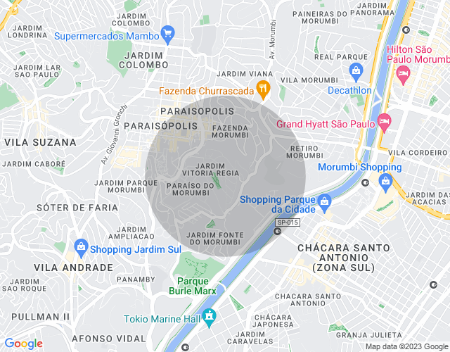 Imóvel no mapa