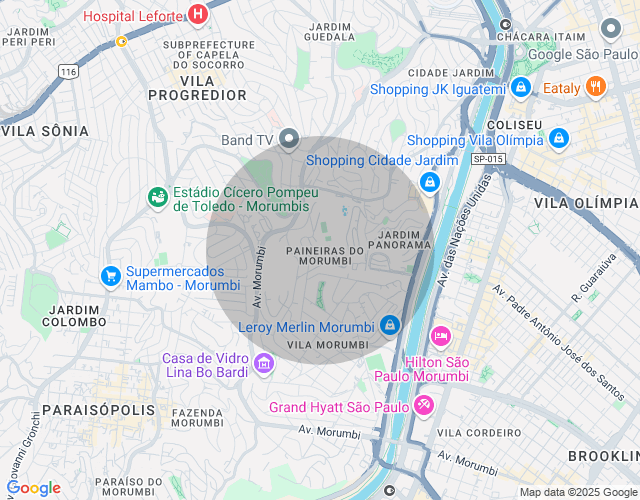 Imóvel no mapa