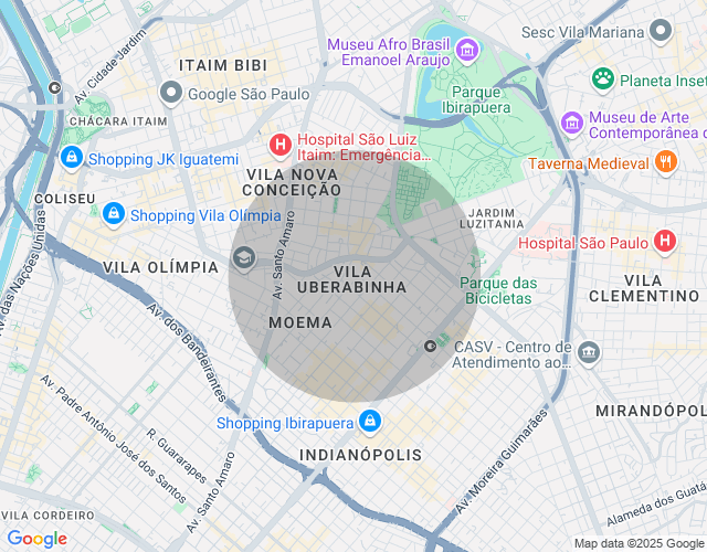 Imóvel no mapa