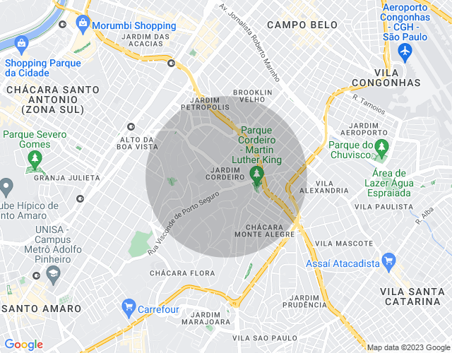 Imóvel no mapa