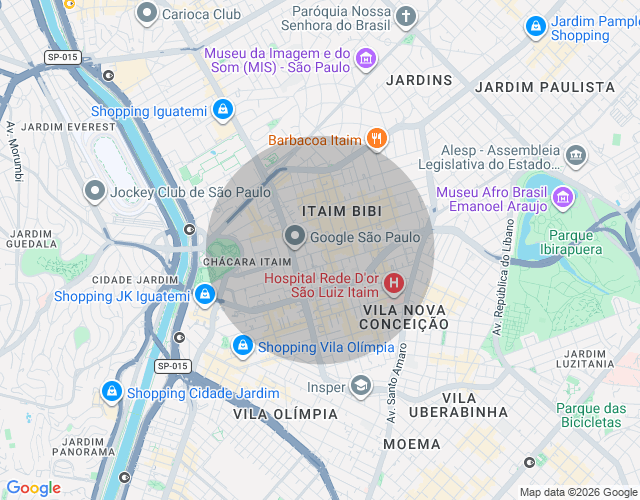 Imóvel no mapa