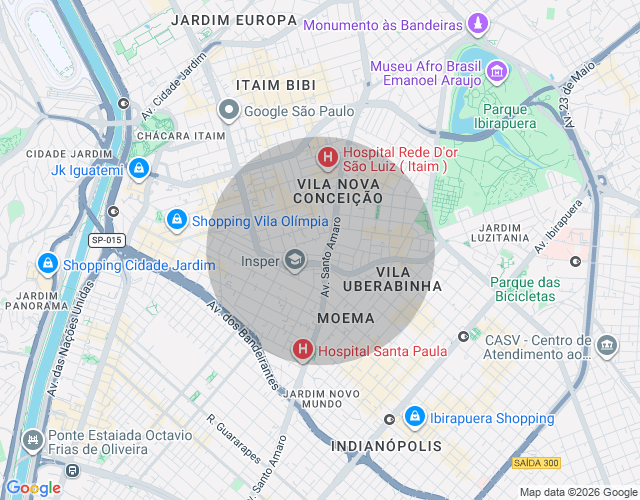 Imóvel no mapa
