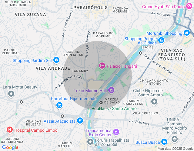 Imóvel no mapa