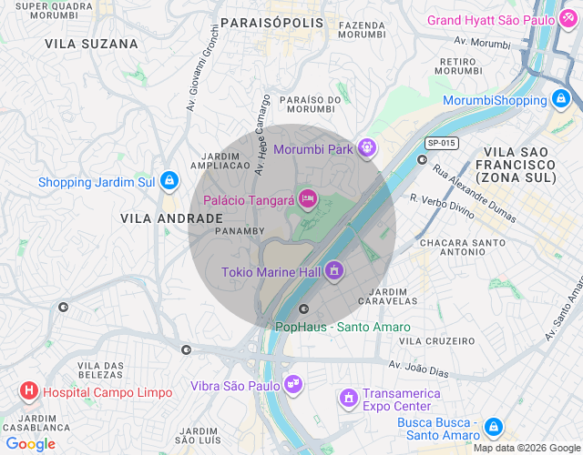 Imóvel no mapa