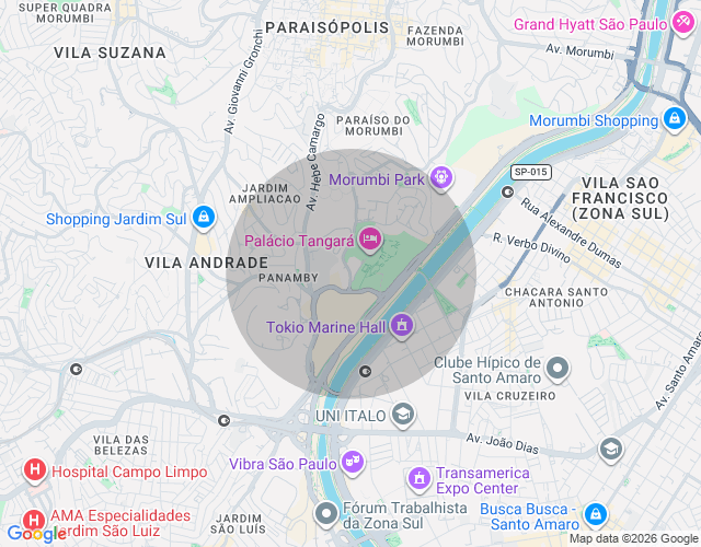 Imóvel no mapa