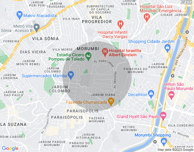 Imóvel no mapa