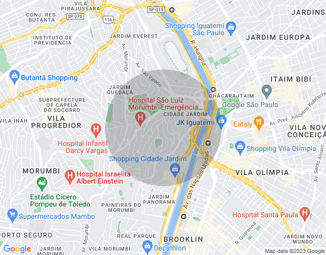 Imóvel no mapa