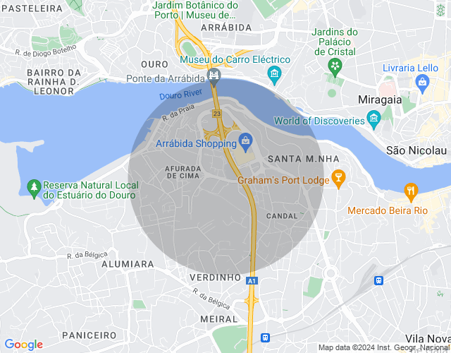 Imóvel no mapa