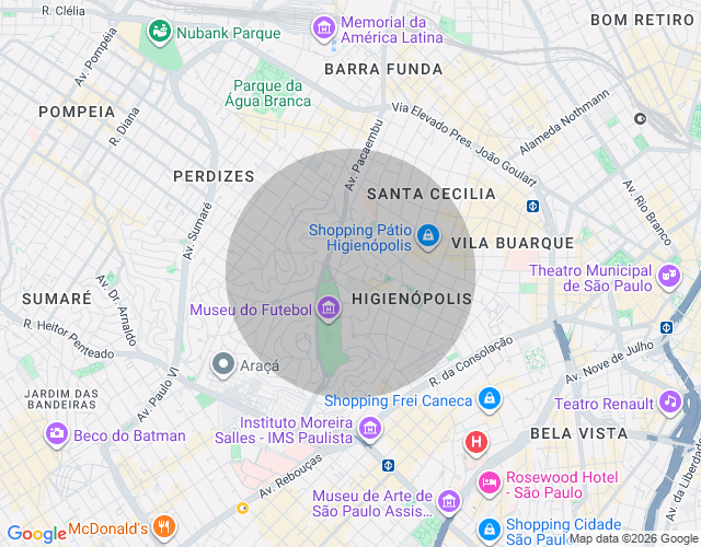 Imóvel no mapa