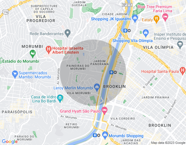Imóvel no mapa
