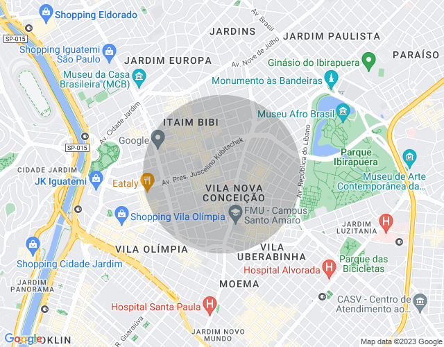 Imóvel no mapa