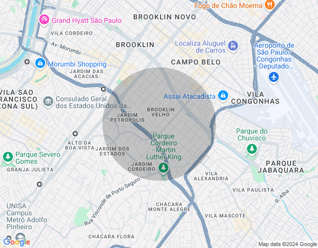 Imóvel no mapa