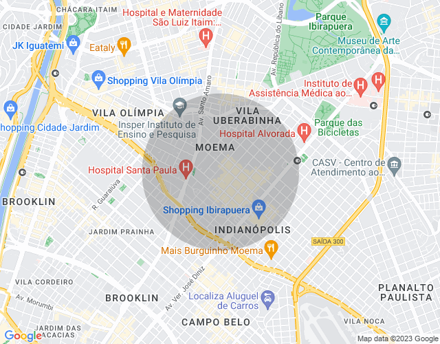 Imóvel no mapa