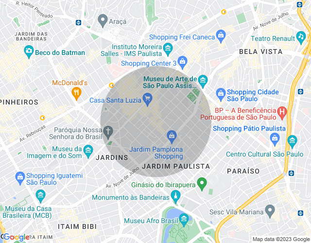 Imóvel no mapa