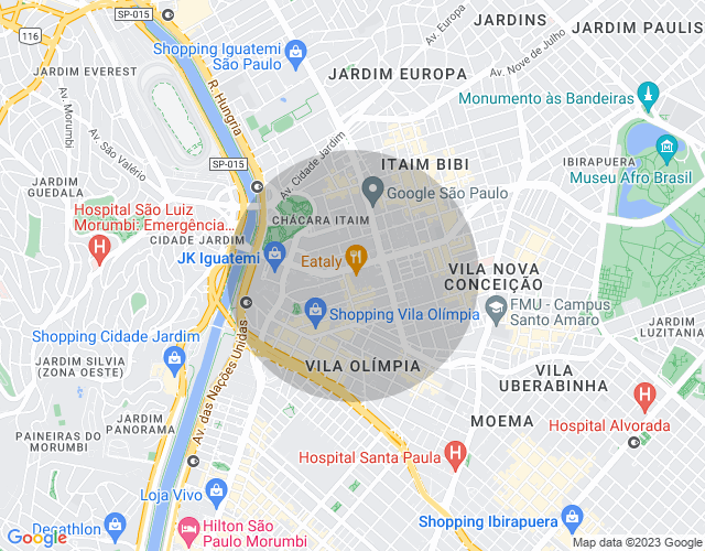 Imóvel no mapa